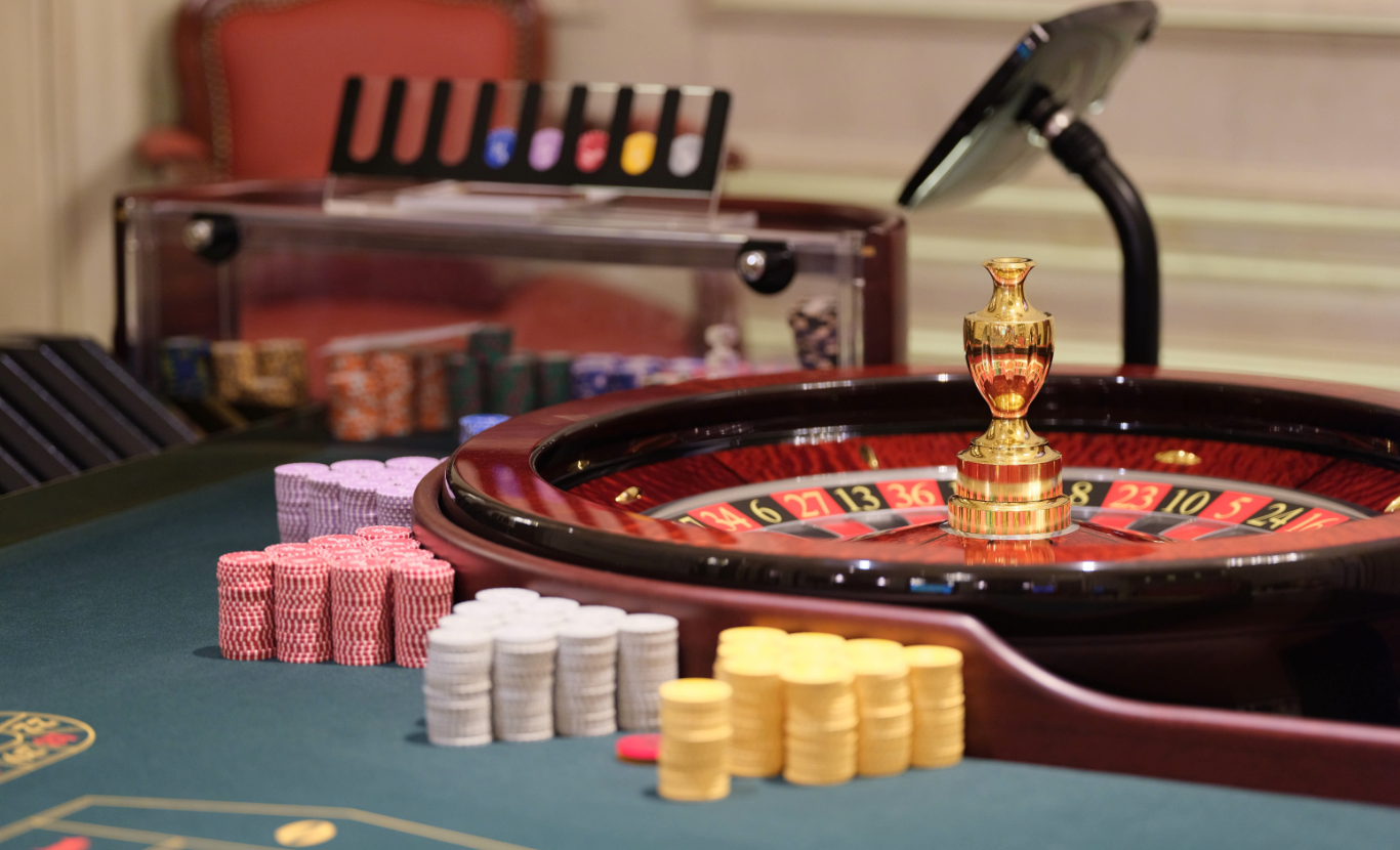 Roulette table on the gaming floor at Les Ambassadeurs Club in Mayfair